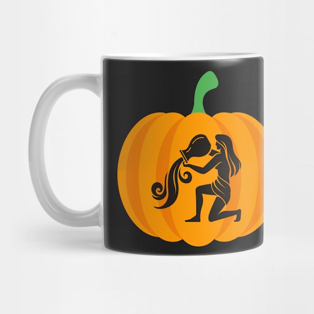 Halloween Jack O Lantern Aquarius Zodiac Sign by EndlessDoodles